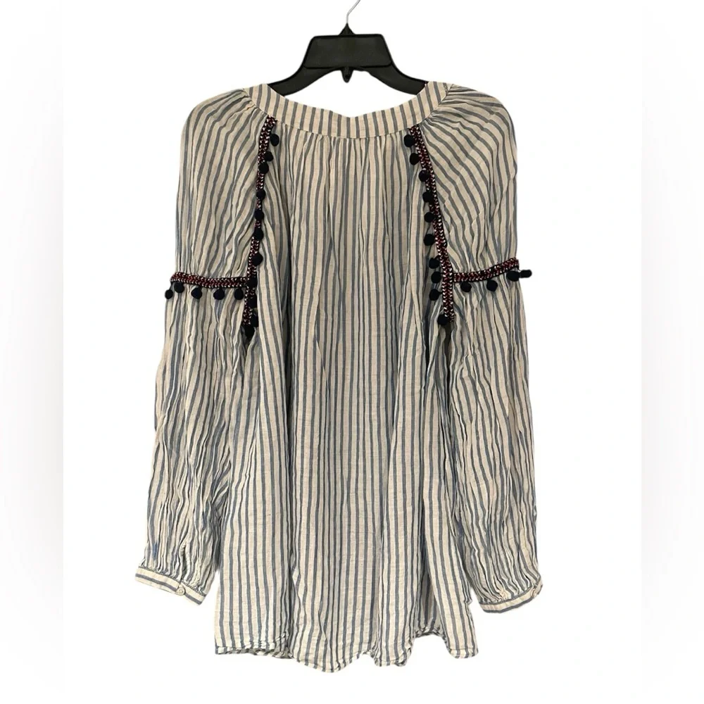 ZARA Bohemian Striped Blouse
